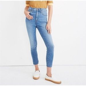 Madewell 11” High Rise Skinny Crop Jeans